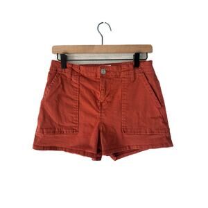 Hudson Utility Shorts Rust Orange Low Rise Y2K Size 27 / 4
